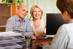Older couple will planning with their accountant