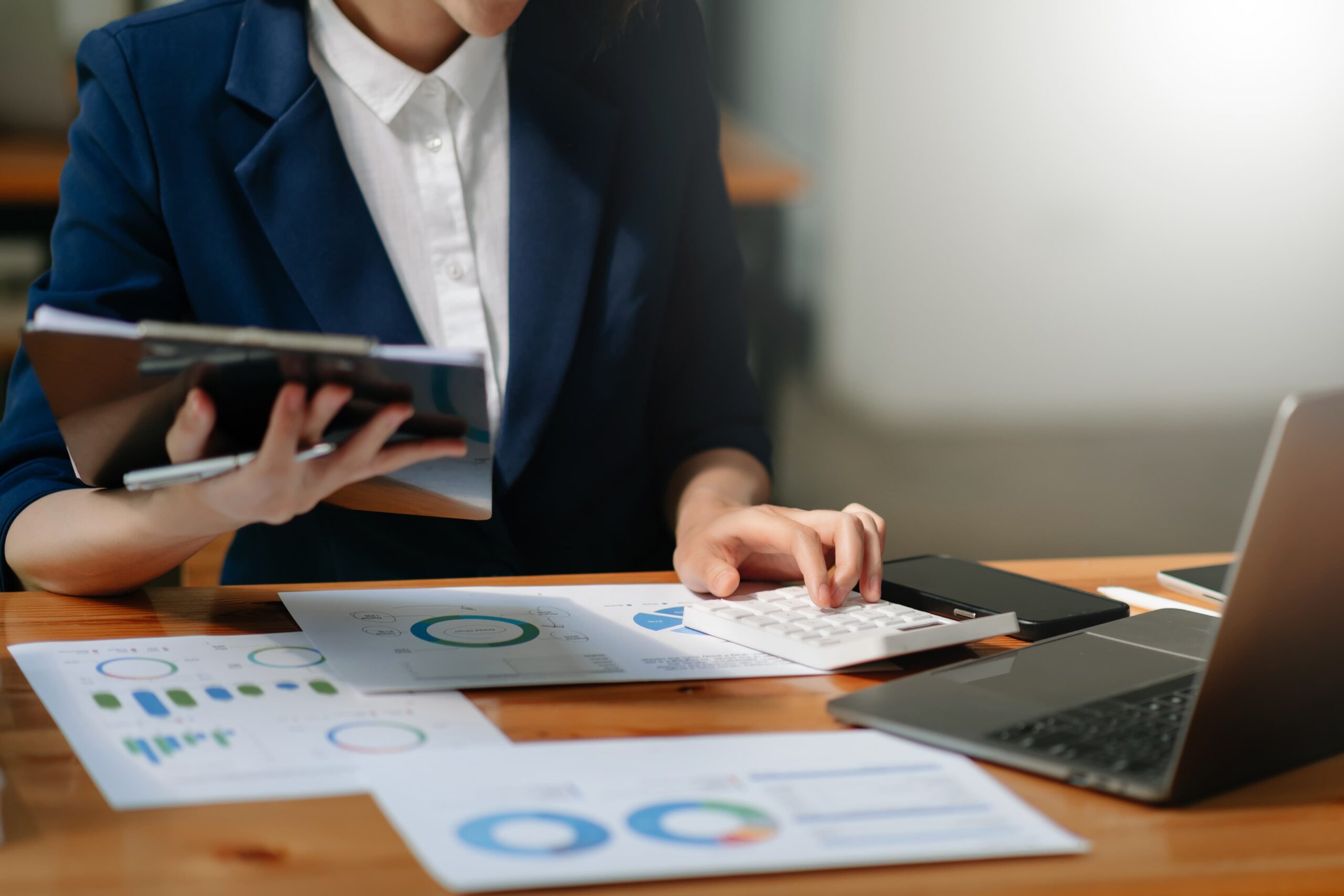 Business owner meeting with an accountant