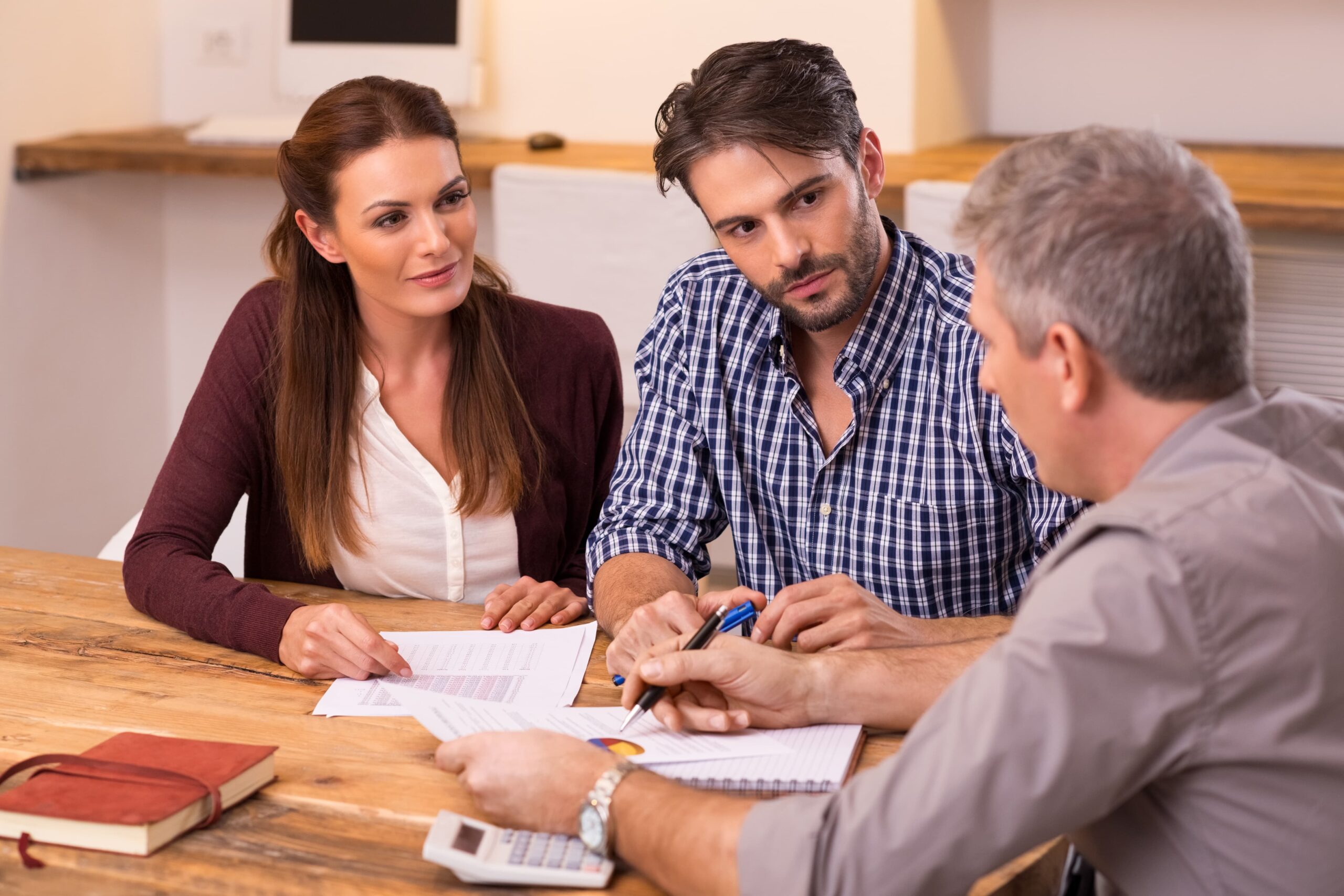 High income client meeting with an account in Edmonton